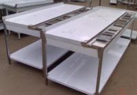 Мебель из нержавеющей стали: столы, мойки, полки, стеллажи