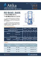 Системы обратного осмоса RO-B140..340S производительностью 150 - 750 л/ч