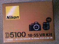 Nikon D5100 Black 16.2 MP Digital SLR 18-55mm НОВЫЙ 29850 руб.