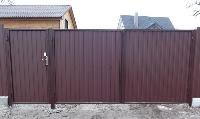   Ворота и калитки из металла и парофнастила