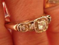 Кольцо с бриллиантами, 038 карат!!!  Цена 4000грн.