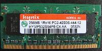 Память для ноутбука DDR2  256мВ
