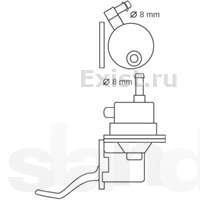 fiat механический бензонасос Фиат 124-131 бензонасос QFP9 QFP139