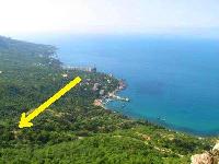Шикарный участок с видом на море, ЮБК, бухта Ласпи 10 соток для дома вашей мечты или бизнеса, рядом 