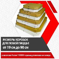 Коробки для пиццы от 19 до 90 см