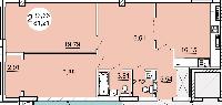 Двухкомнатная квартира 81 м² на 3 этаже 5 этажного дома цена 5 359 000 руб. 