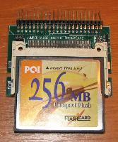 Переходник Compact Flash CF в ноутбуный IDE